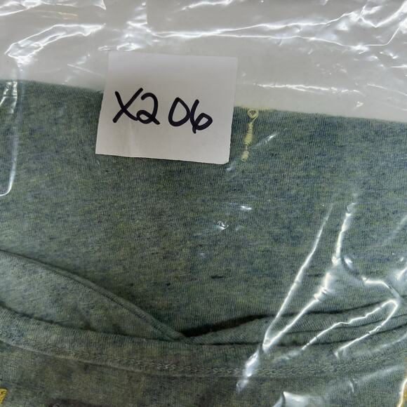 Soft Surroundings Small S Top Green Floral Embroidered Blouse Scoop Neck Boho - Picture 10 of 10